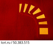 Multiple polaroid frames disposed over a red background. Стоковое фото, агентство Ingram Publishing / Фотобанк Лори