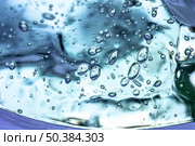 extremely close up hand sanitizer gel with bubbles. Стоковое фото, агентство Ingram Publishing / Фотобанк Лори