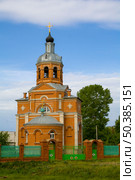 Russia Saraktash 25 May 2010: Trinity Simeon's Convent of Mercy. Cathedral of the Life-Giving Trinity. Orenburg region. Стоковое фото, фотограф Акиньшин Владимир / Фотобанк Лори