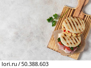top view delicious arepas frame. Стоковое фото, агентство Ingram Publishing / Фотобанк Лори