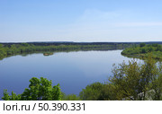 Река Вятка в городе Киров, Кировская область, Россия. Стоковое фото, фотограф Алексей Иванов / Фотобанк Лори