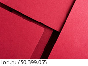 monochromatic still life arrangement with red paper 3. Стоковое фото, агентство Ingram Publishing / Фотобанк Лори
