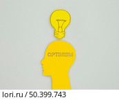 flat lay composition optimism concept elements 2. Стоковое фото, агентство Ingram Publishing / Фотобанк Лори