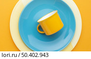 top view clean tableware 4. Стоковое фото, агентство Ingram Publishing / Фотобанк Лори