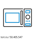 Micro Wave Oven Icon. Editable Bold Outline With Color Fill Design. Vector Illustration. Стоковая иллюстрация, агентство Ingram Publishing / Фотобанк Лори