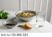 high angle bowl with food table. Стоковое фото, агентство Ingram Publishing / Фотобанк Лори
