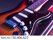 high view electrical guitar stage. Стоковое фото, агентство Ingram Publishing / Фотобанк Лори