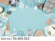 recycling concept top view 6. Стоковое фото, агентство Ingram Publishing / Фотобанк Лори