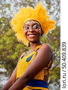 woman with costume carnival. Стоковое фото, агентство Ingram Publishing / Фотобанк Лори