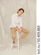 young man portrait 29. Стоковое фото, агентство Ingram Publishing / Фотобанк Лори
