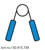 Icon Of Hands Expander. Editable Bold Outline With Color Fill Design. Vector Illustration. Стоковая иллюстрация, агентство Ingram Publishing / Фотобанк Лори