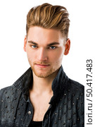 Studio portrait of a young fashion man . Стоковое фото, агентство Ingram Publishing / Фотобанк Лори