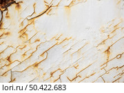 top view rusty metal surface with peeling paint. Стоковое фото, агентство Ingram Publishing / Фотобанк Лори