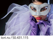 mysterious woman with carnival mask 13. Стоковое фото, агентство Ingram Publishing / Фотобанк Лори