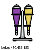 Icon Of Soda Siphon Equipment. Editable Bold Outline With Color Fill Design. Vector Illustration. Стоковая иллюстрация, агентство Ingram Publishing / Фотобанк Лори