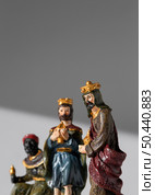 epiphany day kings figurines with copy space. Стоковое фото, агентство Ingram Publishing / Фотобанк Лори
