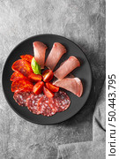 flat lay fresh meat concept 7. Стоковое фото, агентство Ingram Publishing / Фотобанк Лори