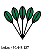 Crossbow Bolts Icon. Editable Bold Outline With Color Fill Design. Vector Illustration. Стоковая иллюстрация, агентство Ingram Publishing / Фотобанк Лори