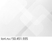 Abstract white squares rounded overlapping transparency layered with halftone effect on clean background. Vector illustration. Стоковая иллюстрация, агентство Ingram Publishing / Фотобанк Лори
