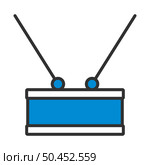 Drum Toy Icon. Editable Bold Outline With Color Fill Design. Vector Illustration. Стоковая иллюстрация, агентство Ingram Publishing / Фотобанк Лори