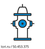 Fire Hydrant Icon. Editable Bold Outline With Color Fill Design. Vector Illustration. Стоковая иллюстрация, агентство Ingram Publishing / Фотобанк Лори
