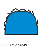 Hay Stack Icon. Editable Bold Outline With Color Fill Design. Vector Illustration. Стоковая иллюстрация, агентство Ingram Publishing / Фотобанк Лори