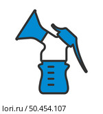 Breast Pump Icon. Editable Bold Outline With Color Fill Design. Vector Illustration. Стоковая иллюстрация, агентство Ingram Publishing / Фотобанк Лори