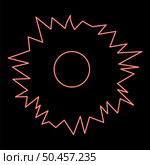 Neon hole from shot red color vector illustration image flat style light. Neon hole from shot red color vector illustration image flat style. Стоковая иллюстрация, агентство Ingram Publishing / Фотобанк Лори