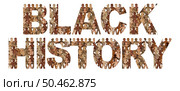 Black history awareness month symbol as a cultural celebration observance of diversity and African cultures and cultural heritage or civil rights issues as a multi cultural celebration. Стоковое фото, агентство Ingram Publishing / Фотобанк Лори