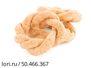 Tasty round olive crackers on white background. Стоковое фото, агентство Ingram Publishing / Фотобанк Лори