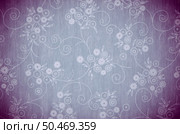 Vintage book cover with white flowers design. Стоковое фото, агентство Ingram Publishing / Фотобанк Лори