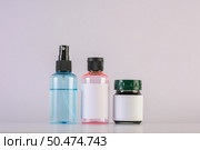 Empty bottle cream moisturizer lotion. Стоковое фото, агентство Ingram Publishing / Фотобанк Лори
