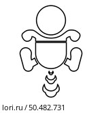 Child infant baby kid farts break wind farting bloating gas cloud stench bad smell flatulency contour outline line icon black color vector illustration image thin flat style simple. Child infant baby kid farts break wind farting bloating gas cloud stench bad smell flatulency contour outline line icon black color vector illustration image thin flat style. Стоковая иллюстрация, агентство Ingram Publishing / Фотобанк Лори