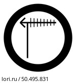 TV antenna Television aerials broadcast concept telecommunication icon in circle round black color vector illustration image solid outline style simple. TV antenna Television aerials broadcast concept telecommunication icon in circle round black color vector illustration image solid outline style. Стоковая иллюстрация, агентство Ingram Publishing / Фотобанк Лори