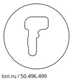 Contactly thermometer pyrometer medical digital non-contact infrared for measure body ambient temperature without contact prevention of coronavirus disease electronic safety concept icon in circle round black color vector illustration image outline contour line thin style simple. Contactly thermometer pyrometer medical digital non-contact infrared for measure body ambient temperature without contact prevention of coronavirus disease electronic safety concept icon in circle round black color vector illustration image outline contour line thin style. Стоковая иллюстрация, агентство Ingram Publishing / Фотобанк Лори