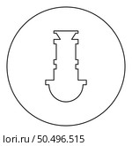 Siphon plumbing fixtures sewer drain under sink sewerage icon in circle round black color vector illustration image outline contour line thin style simple. Siphon plumbing fixtures sewer drain under sink sewerage icon in circle round black color vector illustration image outline contour line thin style. Стоковая иллюстрация, агентство Ingram Publishing / Фотобанк Лори