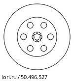 Drum of revolver russian roulette cylinder pistol handgun icon in circle round black color vector illustration image outline contour line thin style simple. Drum of revolver russian roulette cylinder pistol handgun icon in circle round black color vector illustration image outline contour line thin style. Стоковая иллюстрация, агентство Ingram Publishing / Фотобанк Лори