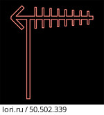 Neon tV antenna Television aerials broadcast concept telecommunication red color vector illustration image flat style light. Neon tV antenna Television aerials broadcast concept telecommunication red color vector illustration image flat style. Стоковая иллюстрация, агентство Ingram Publishing / Фотобанк Лори