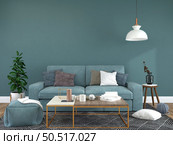 Living room decorated with chairs, sofa and small plant pots. Стоковое фото, агентство Ingram Publishing / Фотобанк Лори