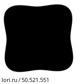Square have rounded corners rectangle shape icon black color vector illustration image flat style simple. Square have rounded corners rectangle shape icon black color vector illustration image flat style. Стоковая иллюстрация, агентство Ingram Publishing / Фотобанк Лори