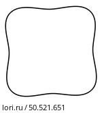 Square have rounded corners rectangle shape contour outline line icon black color vector illustration image thin flat style simple. Square have rounded corners rectangle shape contour outline line icon black color vector illustration image thin flat style. Стоковая иллюстрация, агентство Ingram Publishing / Фотобанк Лори