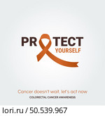 Vector Background for Change Colorectal Cancer Awareness. Стоковая иллюстрация, агентство Ingram Publishing / Фотобанк Лори