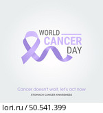 Crafting a Cure. Vector Background Stomach Cancer Initiative. Стоковая иллюстрация, агентство Ingram Publishing / Фотобанк Лори
