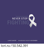 Hope Shines Brightest. Lung Health Awareness. Стоковая иллюстрация, агентство Ingram Publishing / Фотобанк Лори