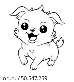 Cute Cartoon Chihuahua   Coloring Book for Kids. Стоковая иллюстрация, агентство Ingram Publishing / Фотобанк Лори