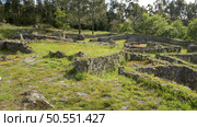 The Castro de Romariz is a fortified settlement dating from the 5th century BC, with occupancy levels up to the first century AD. Romariz - Santa Maria da Feira, Portugal. Стоковое фото, агентство Ingram Publishing / Фотобанк Лори