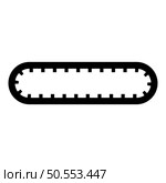 Strap for engine toothed belt for gear cambelt timing gas distribution mechanism icon black color vector illustration image flat style simple. Strap for engine toothed belt for gear cambelt timing gas distribution mechanism icon black color vector illustration image flat style. Стоковая иллюстрация, агентство Ingram Publishing / Фотобанк Лори