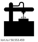 Laser CNC machine for engraving device equipment for cutting use beam icon black color vector illustration image flat style simple. Laser CNC machine for engraving device equipment for cutting use beam icon black color vector illustration image flat style. Стоковая иллюстрация, агентство Ingram Publishing / Фотобанк Лори