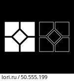 Ceramic tile paving slab set icon white color vector illustration image simple solid fill outline contour line thin flat style. Ceramic tile paving slab set icon white color vector illustration image solid fill outline contour line thin flat style. Стоковая иллюстрация, агентство Ingram Publishing / Фотобанк Лори
