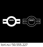 Water meter measuring sanitary equipment set icon white color vector illustration image simple solid fill outline contour line thin flat style. Water meter measuring sanitary equipment set icon white color vector illustration image solid fill outline contour line thin flat style. Стоковая иллюстрация, агентство Ingram Publishing / Фотобанк Лори